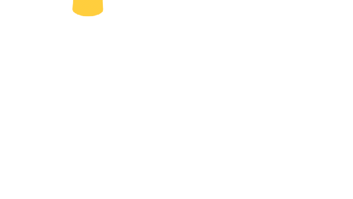 An animation showing falling shapes forming a yellow beehive, and text reading Audio Hive.